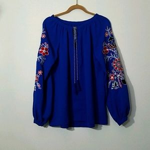 CLOSING Royal Blue Long Sleeve Pullover